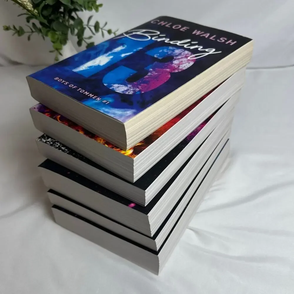 Boys of Tommen Chloe Walsh OOP Ombre Spine Paperback Books 1-6 Complete Set